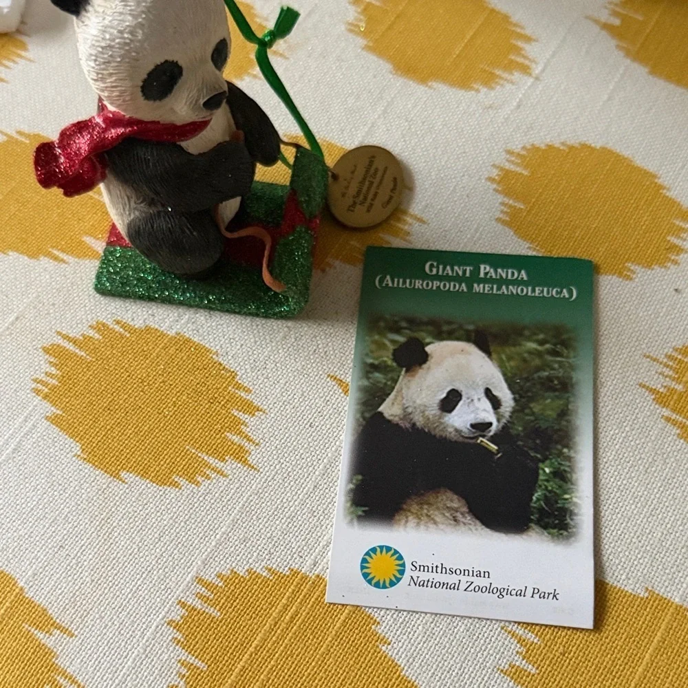 ❤️3 for $15!❤️  Panda Plush Toy with Red and Green Accents